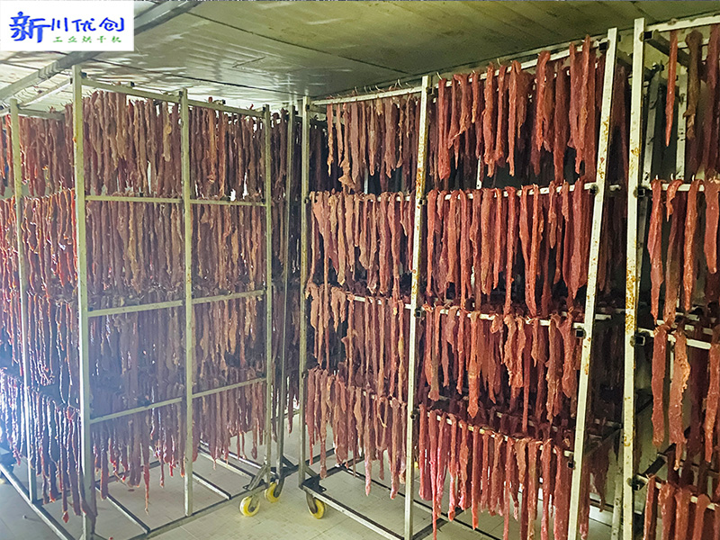 新疆客戶訂購我司空氣能烘干房-肉制品烘干設備